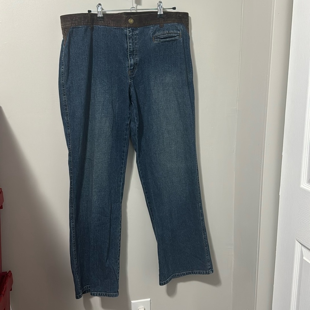 Ralph Lauren Denim with Suede Accent Trim - western denim